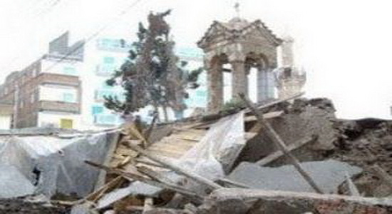 Building belongs to church is seized and demolished by Muslims